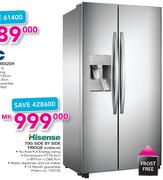Hisense 700Ltr Side By Side Fridge H700SI-ID