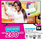Telefunken 39" FHD LED TV TLEDD-39FHD A