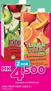 Liqui Fruit Fruit Juice Assorted-2x2Ltr