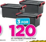 Extreme 25Ltr Storage Box-For 3