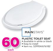 Mainstays Plastic Toilet Seat
