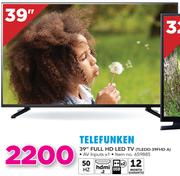 Telefunken 39" FHD LED TV TLEDD-39FHD A