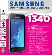 Samsung Smartphone J1 Mini Gold Or Black-Each