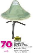 Camp Master Classic 50 Tripod Stool