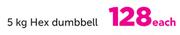 Everlast 5Kg Hex Dumbbell