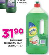 Sunlight Dishwashing Liquid-1.5Ltr