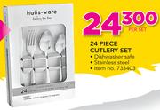 Haus-Ware 24 Piece Cutlery Set-Per Set