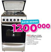 IQRA 600mm 2 Gas+ 2 Electric Cooker