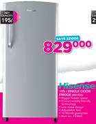 Hisense 195Ltr Single Door Fridge RR195D