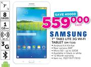 Samsung 7" Tab3 Lite 3G Wi-Fi Tablet SM-T116