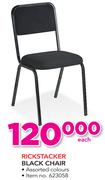 Rickstacker Black Chair