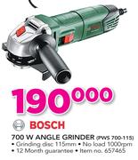 Bosch 700W Angle Grinder PWS700-115