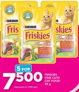 Friskies Fine Cuts Cat Food-5x85g
