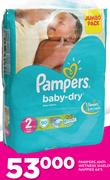 Pampers Anti-Wetness Shield Nappies-64's