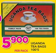 Uganda Tea Bags-100's Per Pack