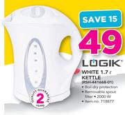 Logik White 1.7Ltr Kettle RSH-441668-01