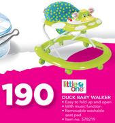 Little One Duck Baby Walker