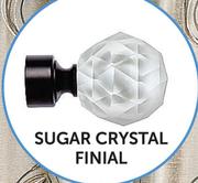 Decorland Sugar Crystal Finial
