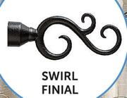 Decorland Swirl Finial