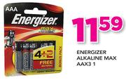 Energizer Alkaline Max AAX3 1