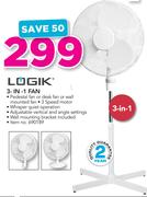 Logik 3-In-1 Fan