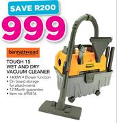 Bennett Read Tough 15 Wet And Dry Vacuum Cleaner