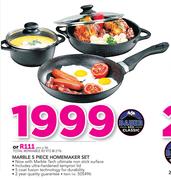 Bauer Marble 5 Piece Homemaker Set