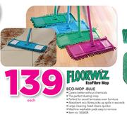 Floorwiz Eco Fibre Mop Blue-Each