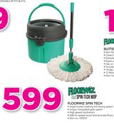 Floorwiz 2 In 1 Spin Tech Mop