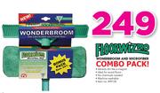 Floorwiz Pro Wonderbroom And Microfiber Combo Pack