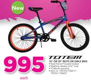 Totem 16" Or 20" Boys Or Girls BMX