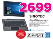 Sinotec 10.1" 2 In 1 Convertible Intel Tablet