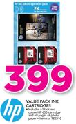 HP Value Pack Ink Cartridges