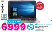 HP Intel Core i3 Notebook Bundle 15-AC107NI