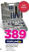 Topline 105 Piece Tool Kit With Carry Case