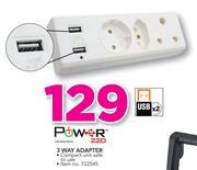 Power 220 3 Way Adapter