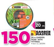 Garden Master 20m Garden Hose With Fitting