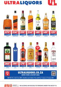 Ultra Liquors : Specials (11 January - 31 January 2022)