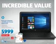 HP 15 Core i3 Notebook-On 3GB Data Price Plan + R216 Modem