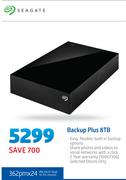Seagate Backup Plus 8TB