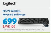 Logitech MK270 Wireless Keyboard & Mouse