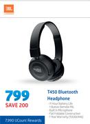 JBL T450 Bluetooth Headphone
