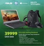 Asus G752 Rog Gaming Notebook
