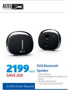 Altec Ovo Bluetooth Speaker-Each