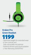 Razor Kraken Pro Green Headset