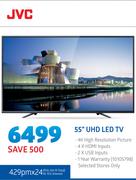 JVC 55" UHD LED TV