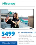 Hisense 49" FHD Smart LED TV