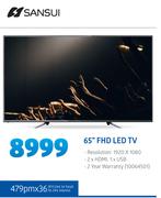 Sansui 65" FHD LED TV