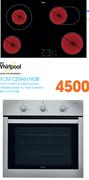 Whirlpool 60CM Eye Level Oven APK 738 IX + Whirlpool 77CM Ceran Hob