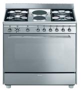 Smeg 90cm Electric Cooker SSA92MFX9